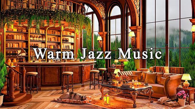 Relaxing Jazz Instrumental Music ☕ Warm Jazz Music to Study, Work, Focus ~ Cozy Coffee Shop Ambience